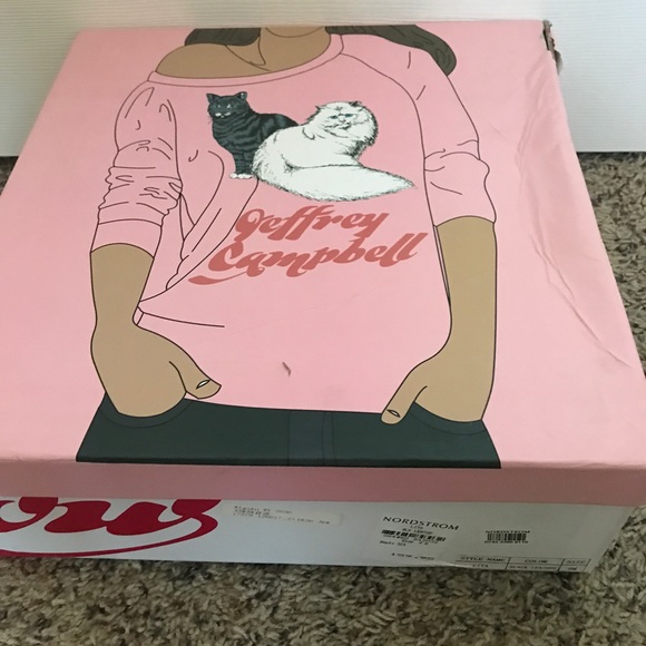 Jeffrey Campbell black leather lita booties - Picture 2 of 5